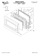 Part Location Diagram of 8184255 Whirlpool FRAME-DOOR