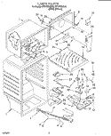 LINER Diagram and Parts List for RT17DKXBL00  Roper Refrigerator