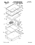 SECTION Diagram and Parts List for RC8640XBQ2  Whirlpool Cooktop