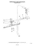 UPPER WASH AND RINSE Diagram and Parts List for 4KUDC220T1  KitchenAid Dishwasher