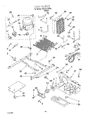 UNIT Diagram and Parts List for TS22AEXHW03  Whirlpool Refrigerator
