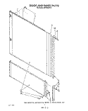 DOOR AND PANEL Diagram and Parts List for 4KPDI620T3  KitchenAid Dishwasher