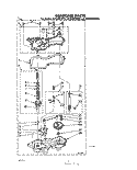 GEARCASE Diagram and Parts List for CA1200XMW0  Whirlpool Washer