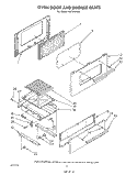 Part Location Diagram of 4157152 Whirlpool Panel, Door (White)