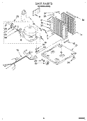 UNIT Diagram and Parts List for D50A2  Whirlpool Dehumidifier