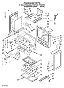 CHASSIS PARTS Diagram and Parts List for TGS325MT6  Estate Range