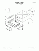 Part Location Diagram of W10172749 Whirlpool FRONT