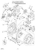 SECTION Diagram and Parts List for KEYS677EQ1  KitchenAid Dryer