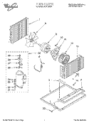 SECTION Diagram and Parts List for ACU102XE1  Whirlpool Air Conditioner