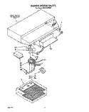 SECTION Diagram and Parts List for RH2724XXB0  Whirlpool Range Hood