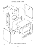 EXTERNAL OVEN Diagram and Parts List for SF3020ERW1  Whirlpool Range