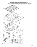 COMPARTMENT SEPARATOR Diagram and Parts List for ET18GKXSW0B  Whirlpool Refrigerator