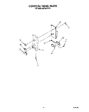 Part Location Diagram of 4158906 Whirlpool Frame, Control Panel