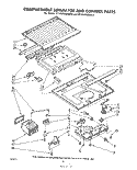 COMPARTMENT SEPARATOR AND CONTROL Diagram and Parts List for ET14JKXMWR4  Whirlpool Refrigerator