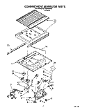 COMPARTMENT SEPARATOR Diagram and Parts List for 8ET18DKXXN01  Whirlpool Refrigerator