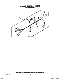 WIRING HARNESS, LIT/OPTIONAL Diagram and Parts List for MS1600XW1  Whirlpool Wall Oven