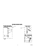WATER SYSTEM Diagram and Parts List for RAX5133AG0  Roper Washer