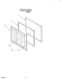 SECTION Diagram and Parts List for RH0500RDW00  Roper Freezer