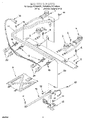 MANIFOLD Diagram and Parts List for FGP335GW1  Roper Range