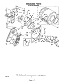 SECTION Diagram and Parts List for LE6090XSW0  Whirlpool Dryer