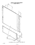 DOOR AND PANEL Diagram and Parts List for KUDS220ST0  KitchenAid Dishwasher
