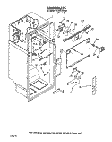 LINER Diagram and Parts List for ET25DKXXW00  Whirlpool Refrigerator