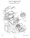 BODY Diagram and Parts List for F4057W1  Roper Range