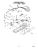 CONTROL Diagram and Parts List for KSRE25FHWH02  KitchenAid Refrigerator