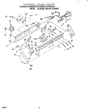 CONTROL PANEL Diagram and Parts List for CAE2792AG0  Whirlpool Washer