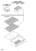 SHELF PARTS, OPTIONAL PARTS Diagram and Parts List for ET4WSMXKQ02  Whirlpool Refrigerator