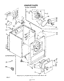 SECTION Diagram and Parts List for LE3000XSW0  Whirlpool Dryer