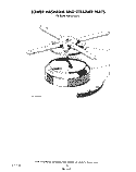 LOWER WASHARM AND STRAINER Diagram and Parts List for KUDC210S1  KitchenAid Dishwasher