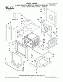 OVEN PARTS Diagram and Parts List for RBS305PVS02  Whirlpool Wall Oven