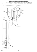 POWERSCREW AND RAM PARTS Diagram and Parts List for KUCC151JBS1  KitchenAid Trash Compactor