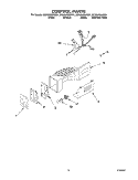 CONTROL Diagram and Parts List for GC5SHGXKB01  Whirlpool Refrigerator