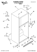 Part Location Diagram of 2254311 Whirlpool Grille (Biscuit)