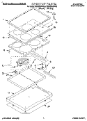 Part Location Diagram of WP8185663 Whirlpool Surface Element
