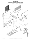 UNIT PARTS Diagram and Parts List for WRT779REYB01  Whirlpool Refrigerator