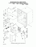 REFRIGERATOR LINER PARTS Diagram and Parts List for GI0FSAXVA01  Whirlpool Refrigerator
