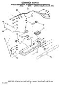 CONTROL PARTS Diagram and Parts List for MSD2269KEB01  Whirlpool Refrigerator