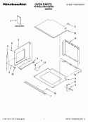 OVEN PARTS Diagram and Parts List for KBHS109SSS04  KitchenAid Microwave