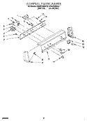 CONTROL PANEL Diagram and Parts List for KAWE742BAL0  KitchenAid Washer