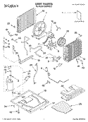 UNIT PARTS Diagram and Parts List for CA24WCL1  Crosley Air Conditioner