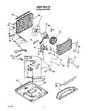 UNIT, LIT/OPTIONAL Diagram and Parts List for CAH12WB4  Crosley Air Conditioner