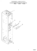 FREEZER LINER Diagram and Parts List for KSSS36FJW00  KitchenAid Refrigerator