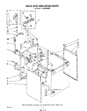 REAR AND SIDE PANEL Diagram and Parts List for LC4500XSW0  Whirlpool Washer