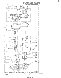 GEARCASE Diagram and Parts List for LA5580XMW0  Whirlpool Washer