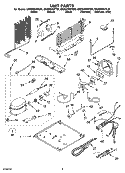 Part Location Diagram of WP2300867 Whirlpool Refrigerator Electronic Control Board