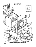 SECTION Diagram and Parts List for TEDL660WN0  Whirlpool Dryer