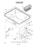 SECTION Diagram and Parts List for EH150FXPN2  Whirlpool Freezer